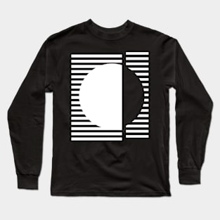 Bauhaus geometric design Long Sleeve T-Shirt